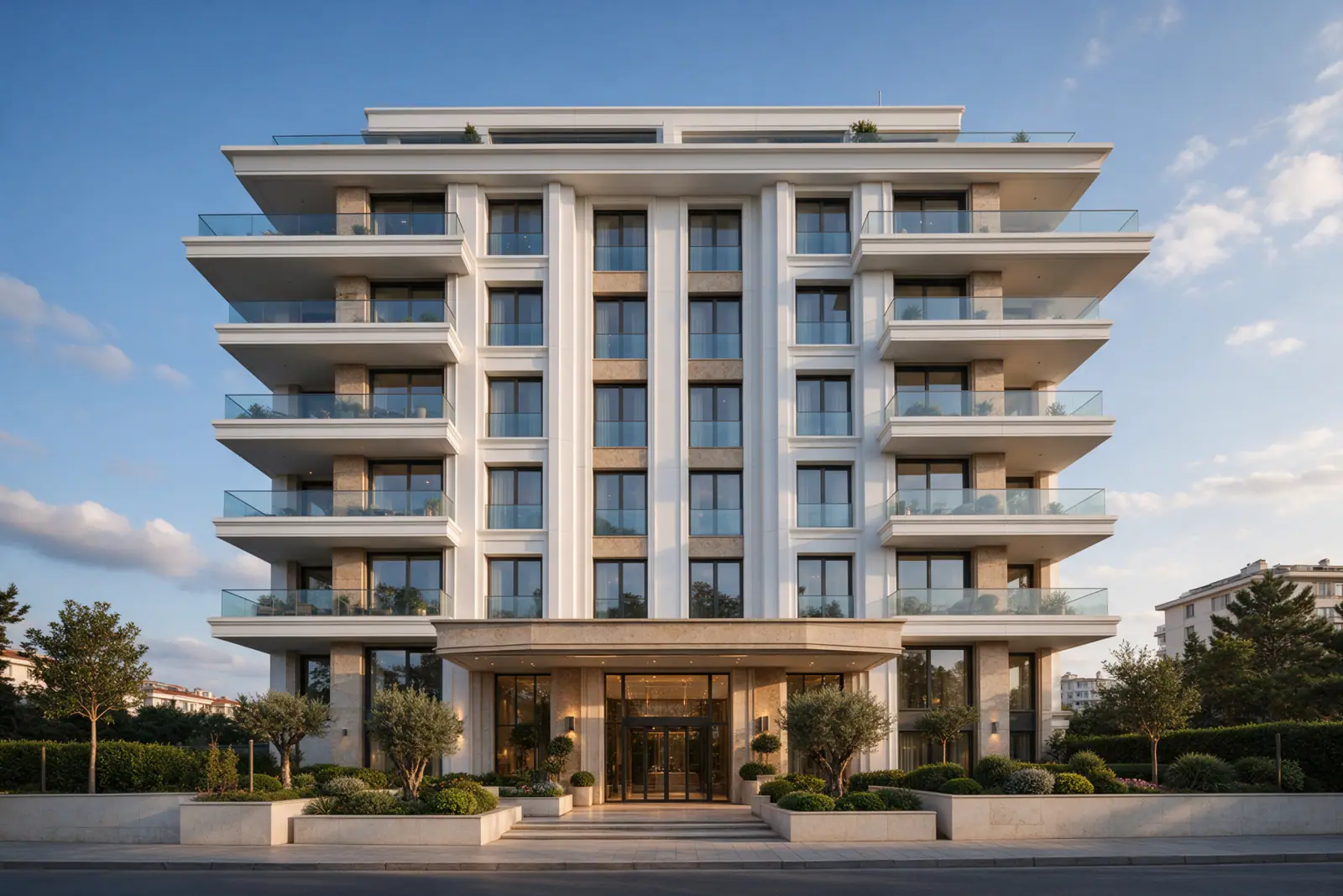 Moda'da deniz manzaralı, yenilenmiş 3+1
